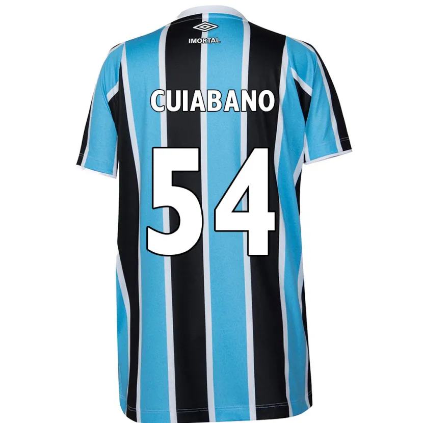 Danxen Kid Cuiabano #54 Blue Black White Home Jersey 2024/25 T-Shirt