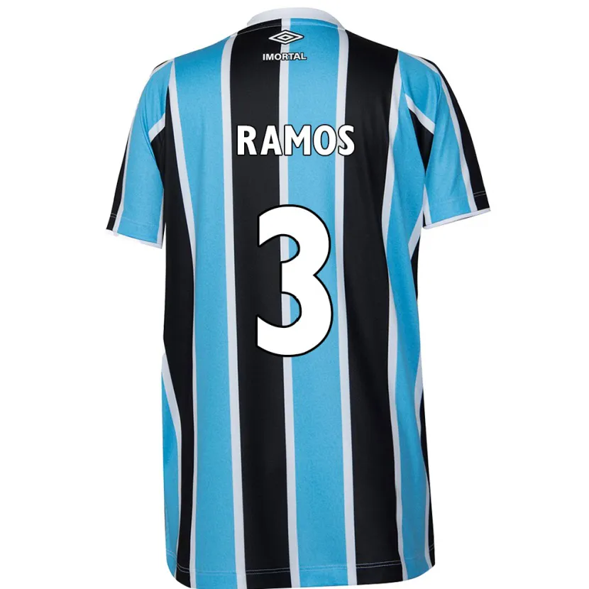 Danxen Kid João Ramos #3 Blue Black White Home Jersey 2024/25 T-Shirt