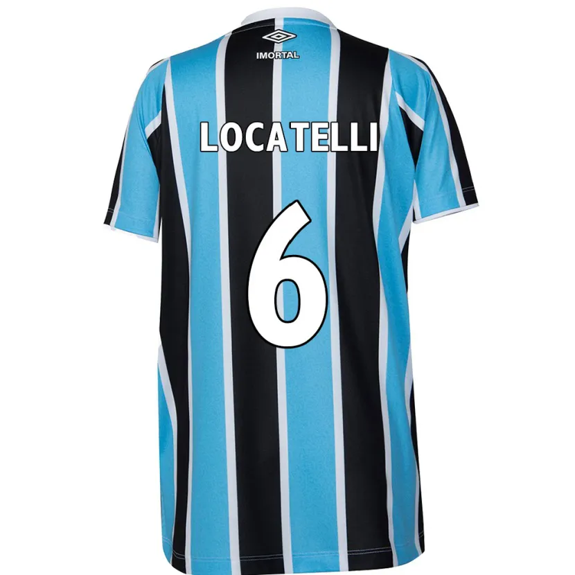 Danxen Kid Natane Locatelli #6 Blue Black White Home Jersey 2024/25 T-Shirt