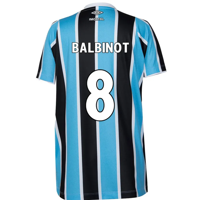 Danxen Kid Manu Balbinot #8 Blue Black White Home Jersey 2024/25 T-Shirt