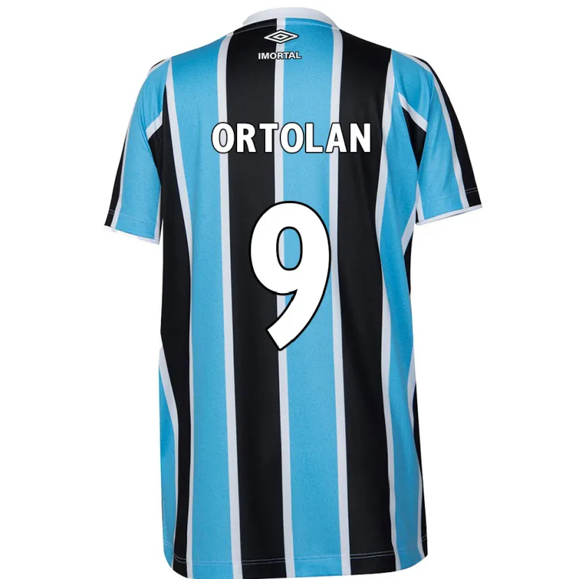 Danxen Kid Dani Ortolan #9 Blue Black White Home Jersey 2024/25 T-Shirt