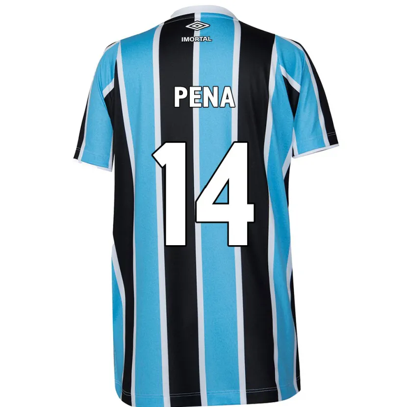 Danxen Kid Jessica Peña #14 Blue Black White Home Jersey 2024/25 T-Shirt