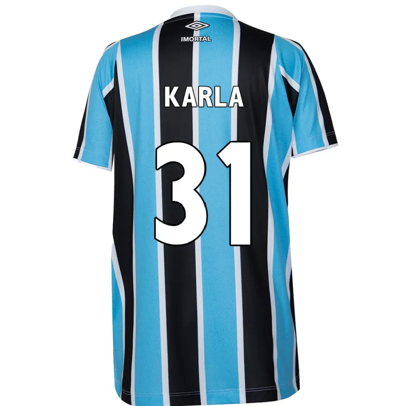 Danxen Kid Emmily Karla #31 Blue Black White Home Jersey 2024/25 T-Shirt