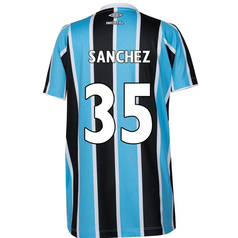 Danxen Kid Lari Sanchez #35 Blue Black White Home Jersey 2024/25 T-Shirt