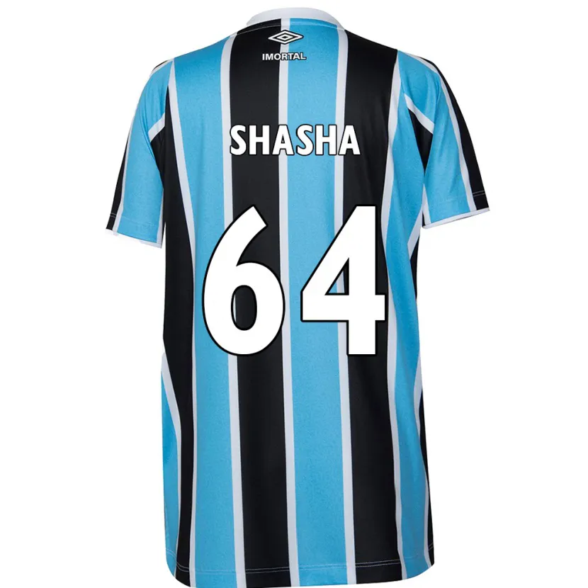 Danxen Kid Shashá #64 Blue Black White Home Jersey 2024/25 T-Shirt