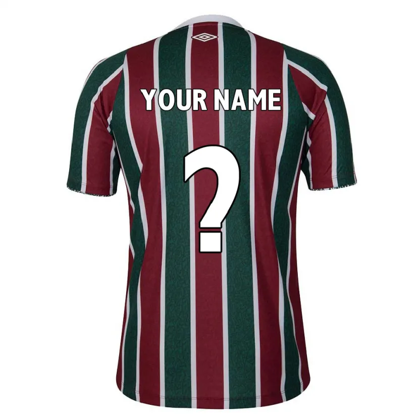 Danxen Kid Your Name #0 Green Maroon White Home Jersey 2024/25 T-Shirt