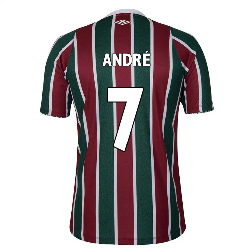 Danxen Kid André #7 Green Maroon White Home Jersey 2024/25 T-Shirt