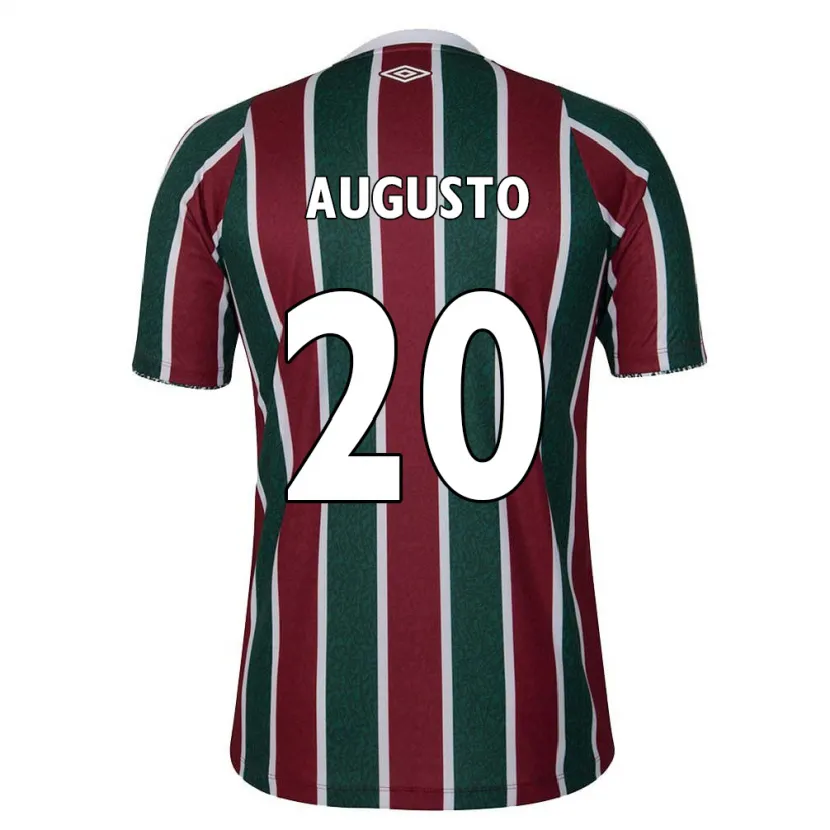 Danxen Kid Renato Augusto #20 Green Maroon White Home Jersey 2024/25 T-Shirt