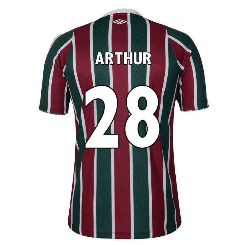 Danxen Kid Arthur #28 Green Maroon White Home Jersey 2024/25 T-Shirt