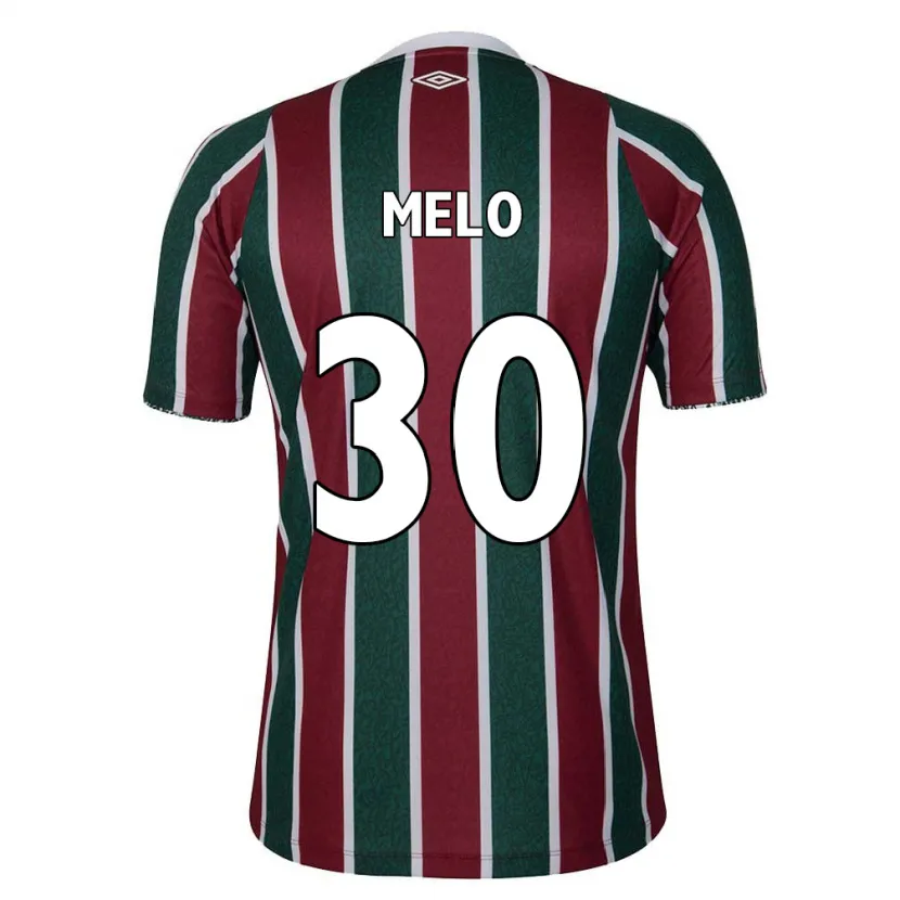 Danxen Kid Felipe Melo #30 Green Maroon White Home Jersey 2024/25 T-Shirt