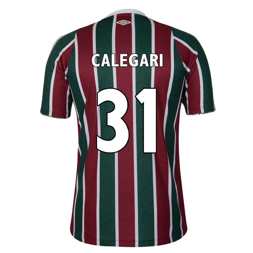 Danxen Kid Calegari #31 Green Maroon White Home Jersey 2024/25 T-Shirt