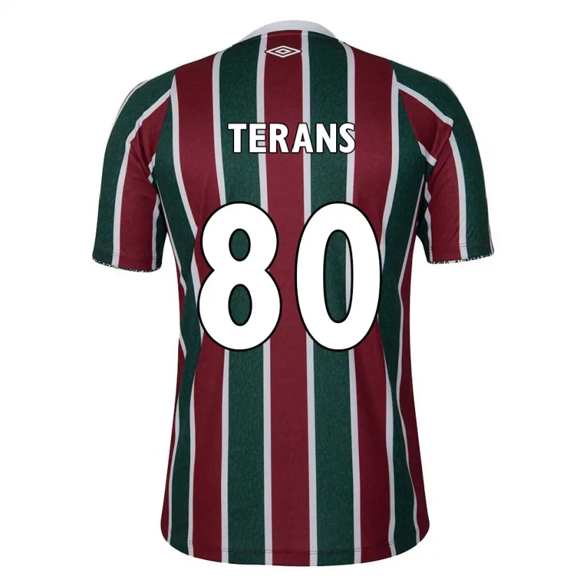 Danxen Kid David Terans #80 Green Maroon White Home Jersey 2024/25 T-Shirt