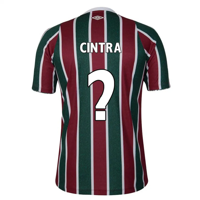 Danxen Kid Gustavo Cintra #0 Green Maroon White Home Jersey 2024/25 T-Shirt