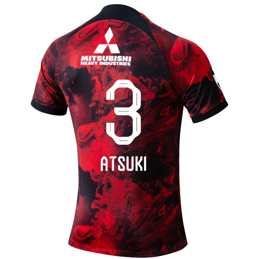 Danxen Kid Atsuki Ito #3 Red Black Home Jersey 2024/25 T-Shirt