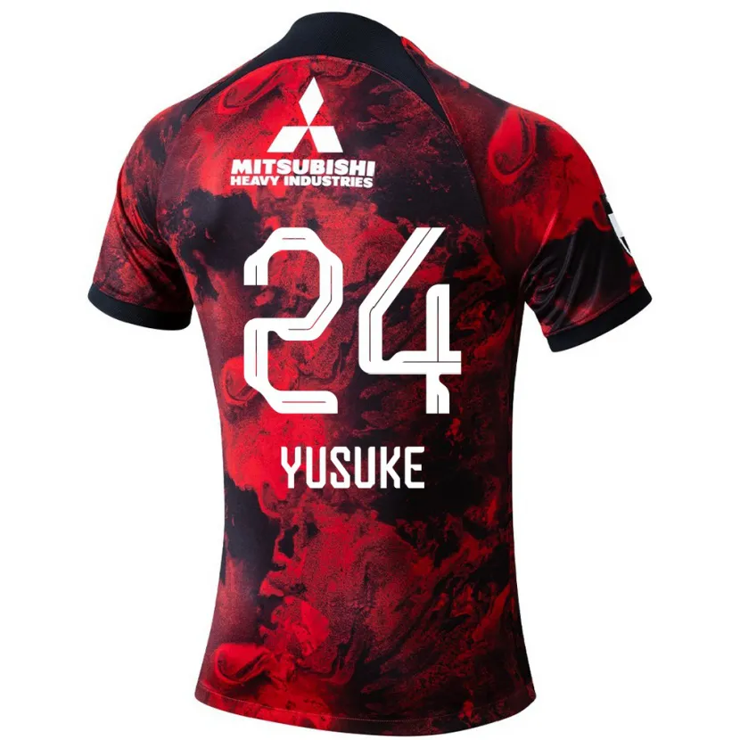 Danxen Kid Yusuke Matsuo #24 Red Black Home Jersey 2024/25 T-Shirt