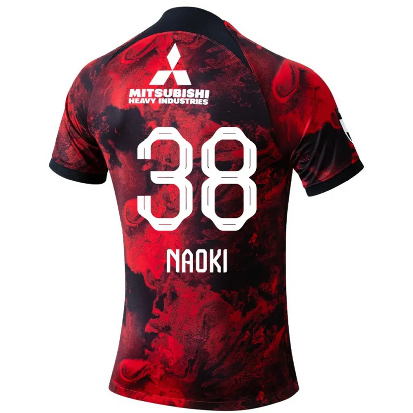 Danxen Kid Naoki Maeda #38 Red Black Home Jersey 2024/25 T-Shirt