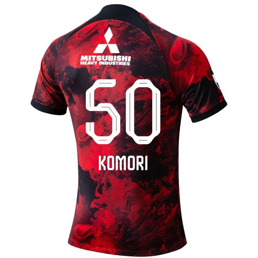 Danxen Kid Haruki Komori #50 Red Black Home Jersey 2024/25 T-Shirt