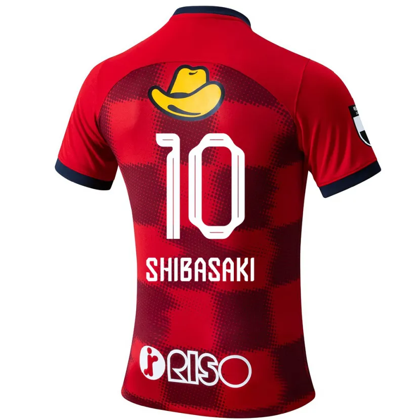 Danxen Kid Gaku Shibasaki #10 Red Blue White Home Jersey 2024/25 T-Shirt