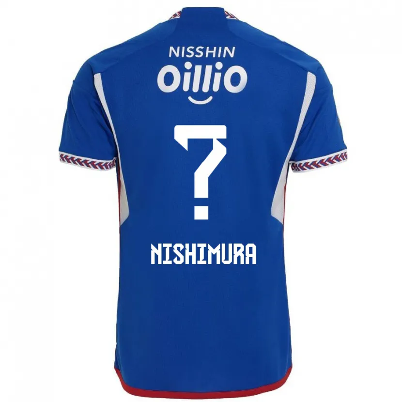 Danxen Kid Takuma Nishimura #0 Blue White Red Home Jersey 2024/25 T-Shirt