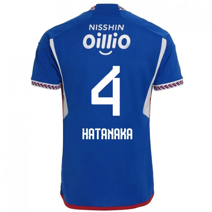 Danxen Kid Shinnosuke Hatanaka #4 Blue White Red Home Jersey 2024/25 T-Shirt