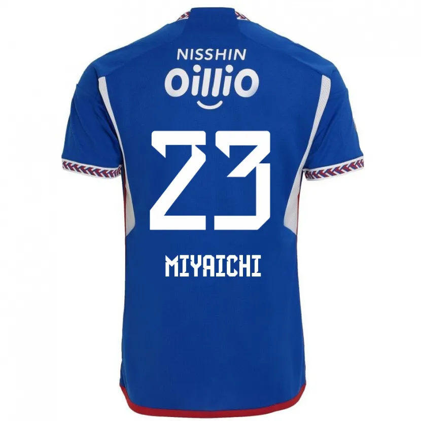 Danxen Kid Ryo Miyaichi #23 Blue White Red Home Jersey 2024/25 T-Shirt