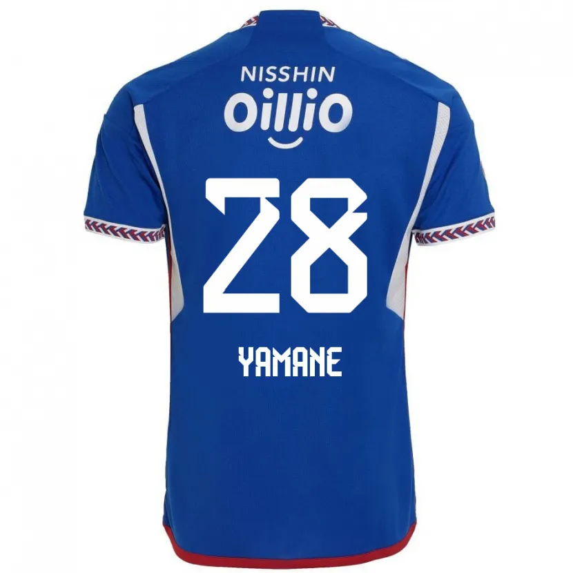 Danxen Kid Riku Yamane #28 Blue White Red Home Jersey 2024/25 T-Shirt