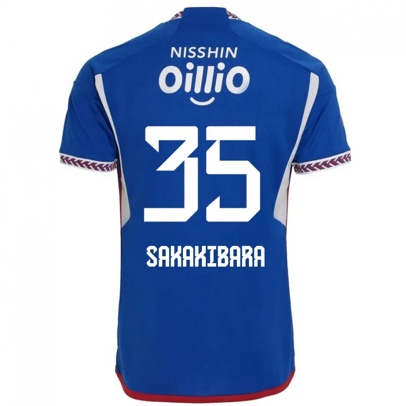 Danxen Kid Keigo Sakakibara #35 Blue White Red Home Jersey 2024/25 T-Shirt