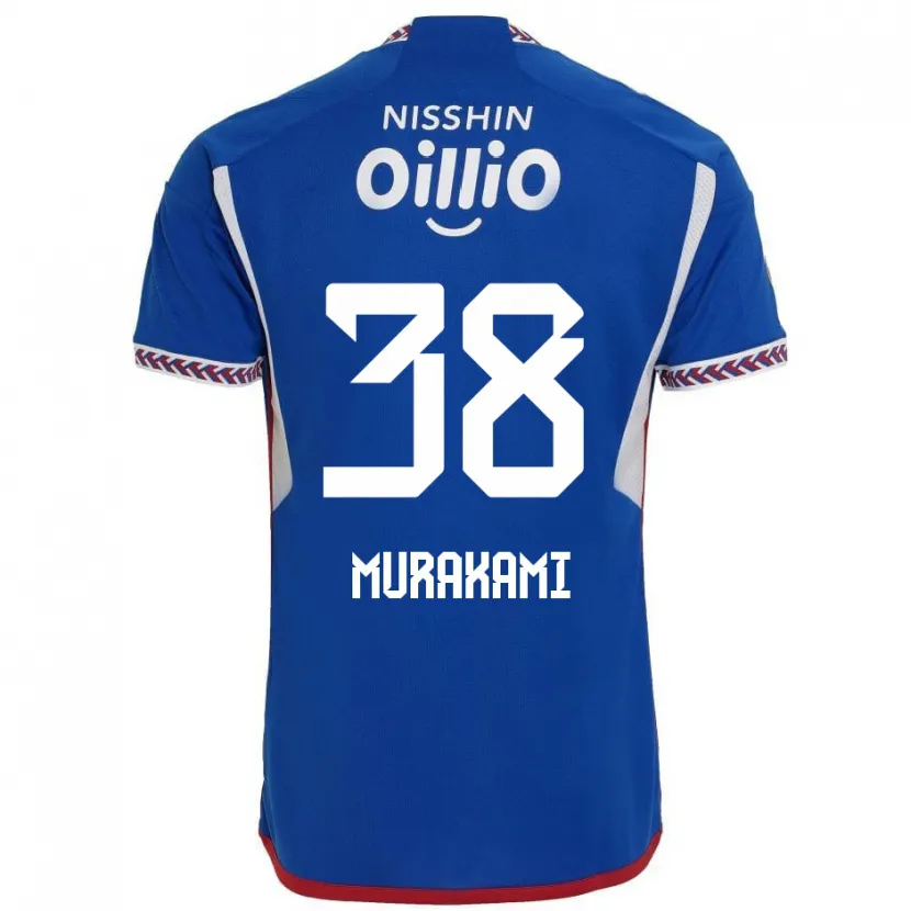 Danxen Kid Yuhi Murakami #38 Blue White Red Home Jersey 2024/25 T-Shirt