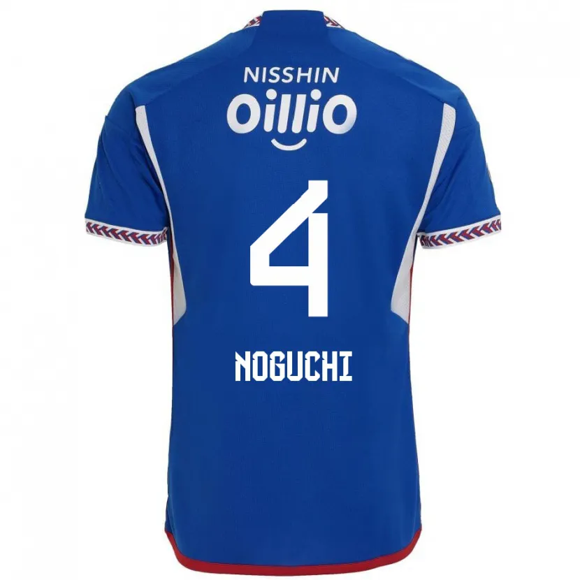 Danxen Kid Reno Noguchi #4 Blue White Red Home Jersey 2024/25 T-Shirt