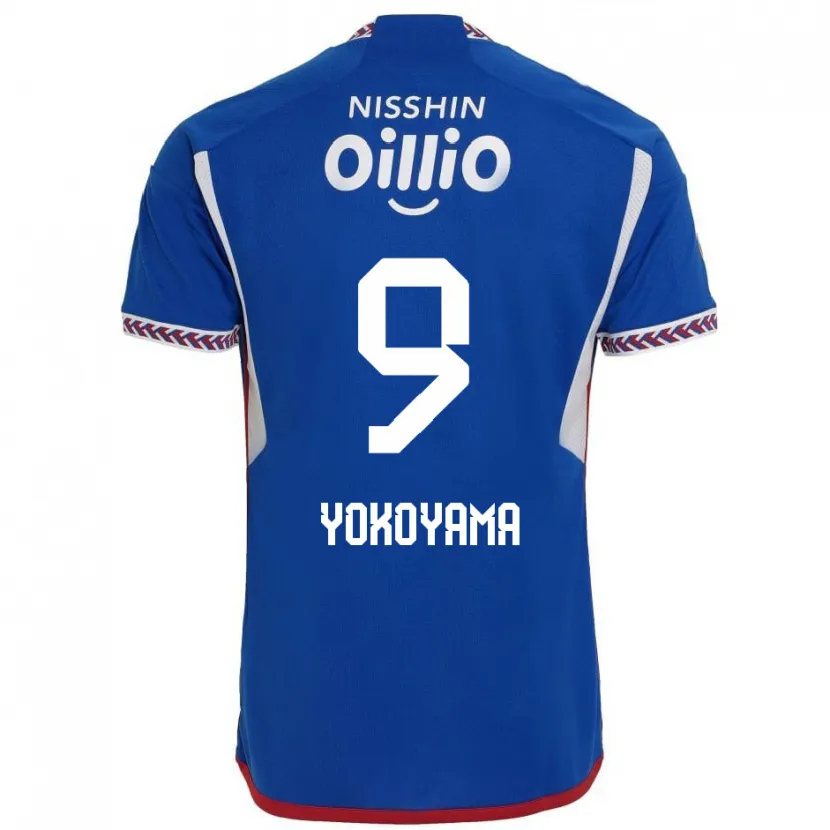 Danxen Kid Shunsuke Yokoyama #9 Blue White Red Home Jersey 2024/25 T-Shirt