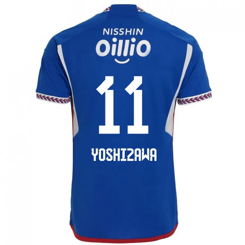 Danxen Kid Mirai Yoshizawa #11 Blue White Red Home Jersey 2024/25 T-Shirt