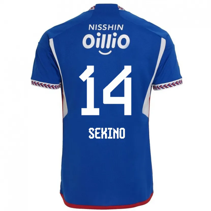 Danxen Kid Aiki Sekino #14 Blue White Red Home Jersey 2024/25 T-Shirt