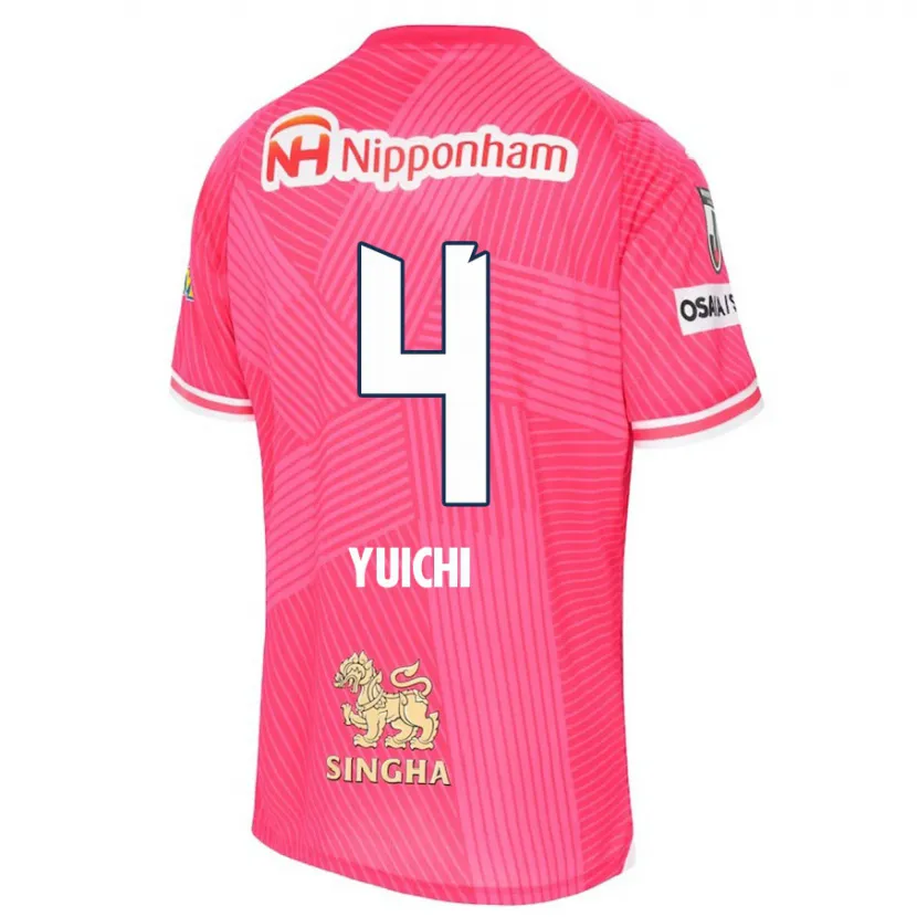 Danxen Kid Yuichi Hirano #4 Pink White Home Jersey 2024/25 T-Shirt