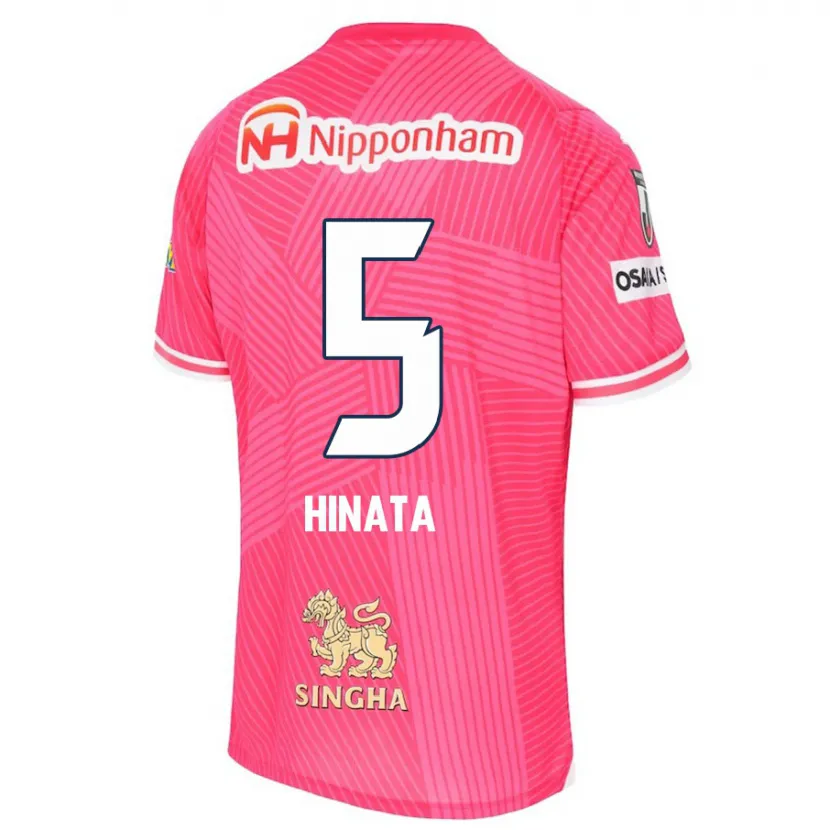 Danxen Kid Hinata Kida #5 Pink White Home Jersey 2024/25 T-Shirt