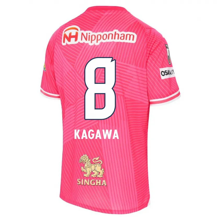 Danxen Kid Shinji Kagawa #8 Pink White Home Jersey 2024/25 T-Shirt