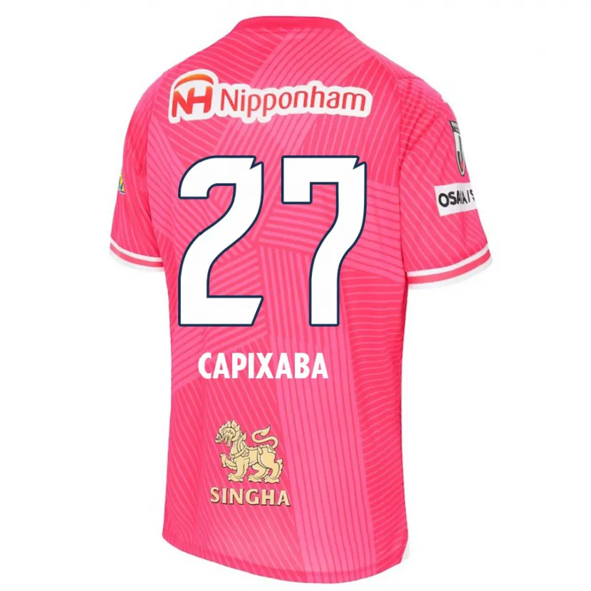 Danxen Kid Capixaba #27 Pink White Home Jersey 2024/25 T-Shirt