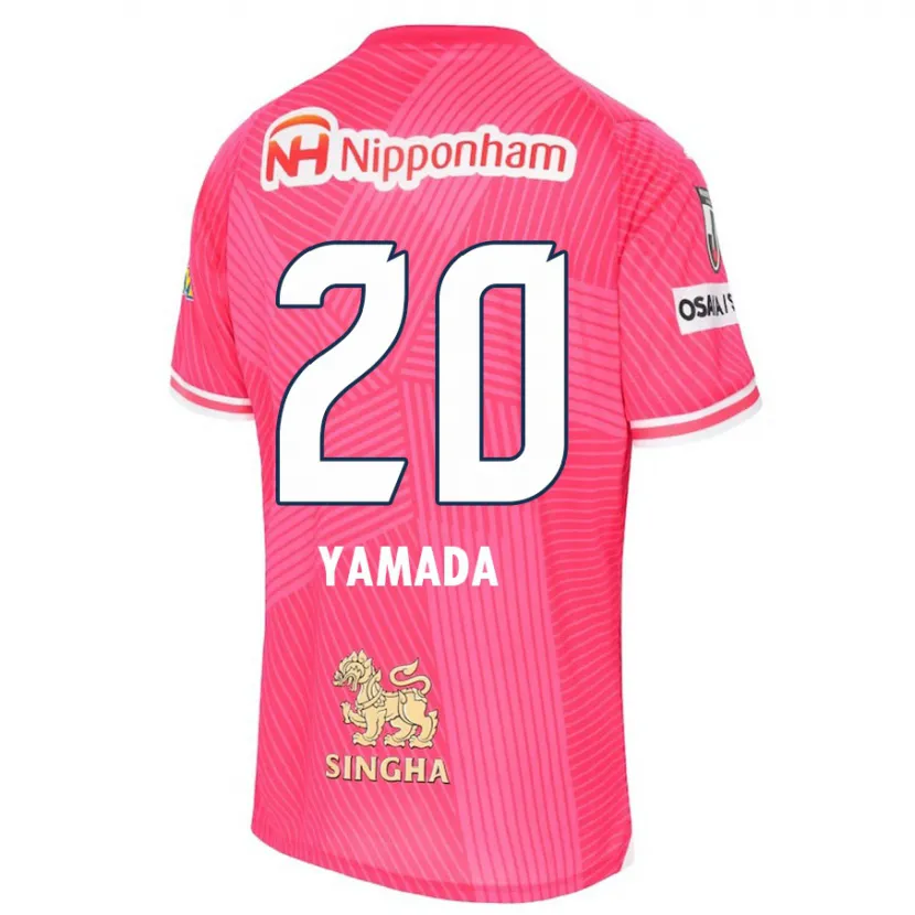 Danxen Kid Kotaro Yamada #20 Pink White Home Jersey 2024/25 T-Shirt