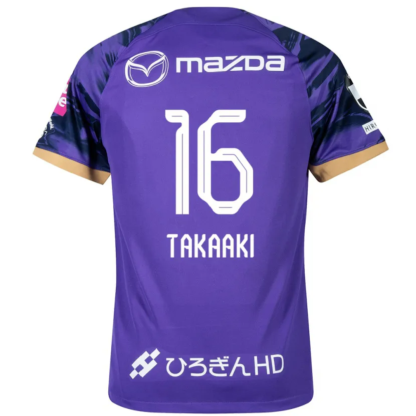 Danxen Kid Takaaki Shichi #16 Purple White Home Jersey 2024/25 T-Shirt