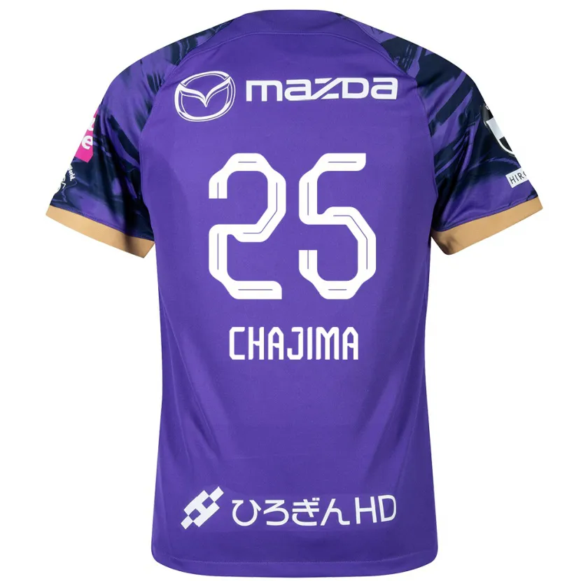 Danxen Kid Yusuke Chajima #25 Purple White Home Jersey 2024/25 T-Shirt