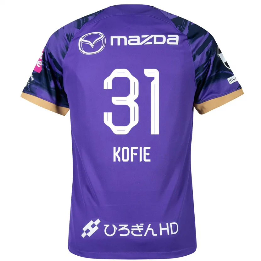 Danxen Kid Shota Kofie #31 Purple White Home Jersey 2024/25 T-Shirt