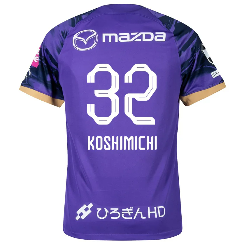 Danxen Kid Sota Koshimichi #32 Purple White Home Jersey 2024/25 T-Shirt