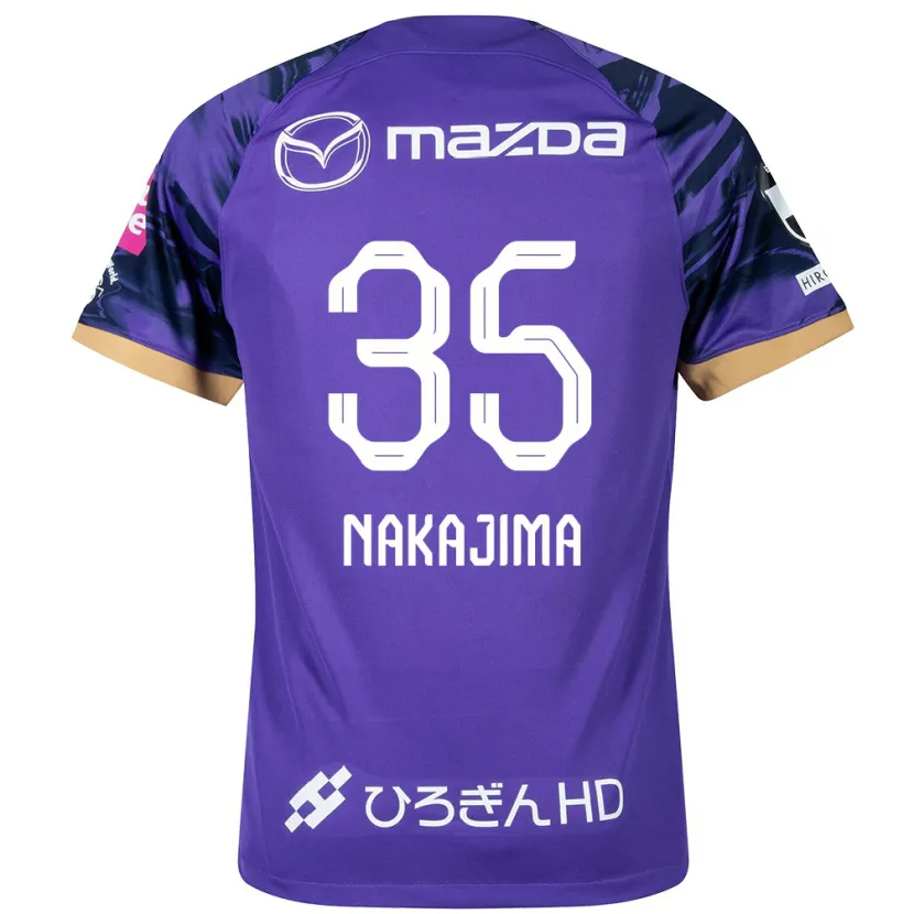 Danxen Kid Yotaro Nakajima #35 Purple White Home Jersey 2024/25 T-Shirt