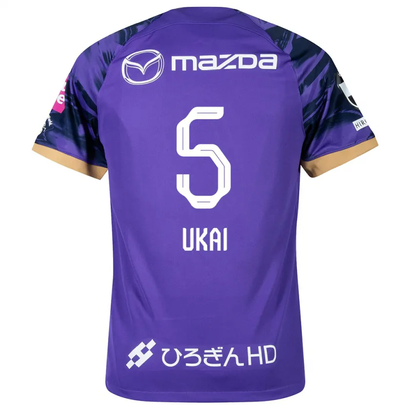 Danxen Kid Hiroto Ukai #5 Purple White Home Jersey 2024/25 T-Shirt