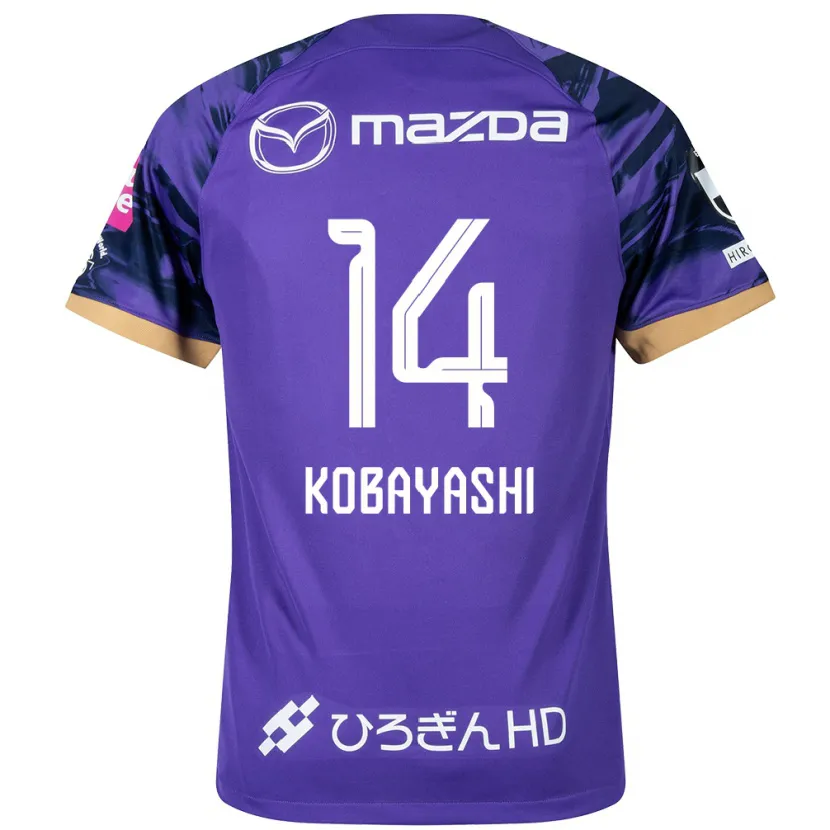 Danxen Kid Shimon Kobayashi #14 Purple White Home Jersey 2024/25 T-Shirt