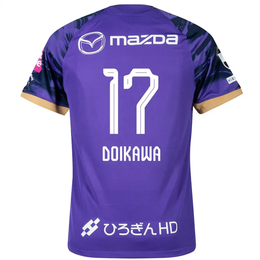 Danxen Kid Haruto Doikawa #17 Purple White Home Jersey 2024/25 T-Shirt