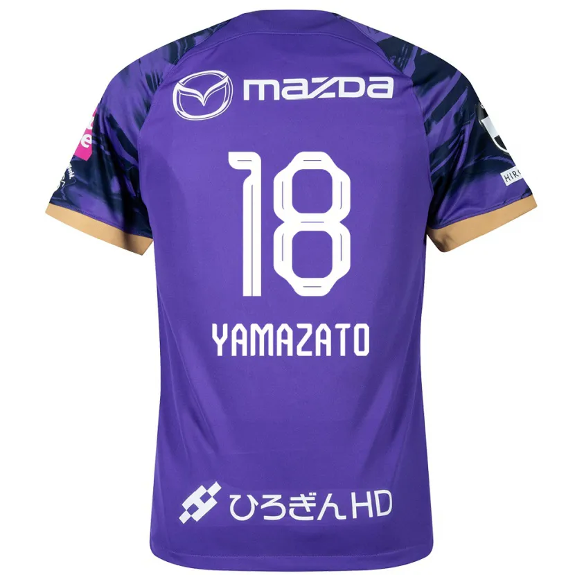 Danxen Kid Kenshin Yamazato #18 Purple White Home Jersey 2024/25 T-Shirt