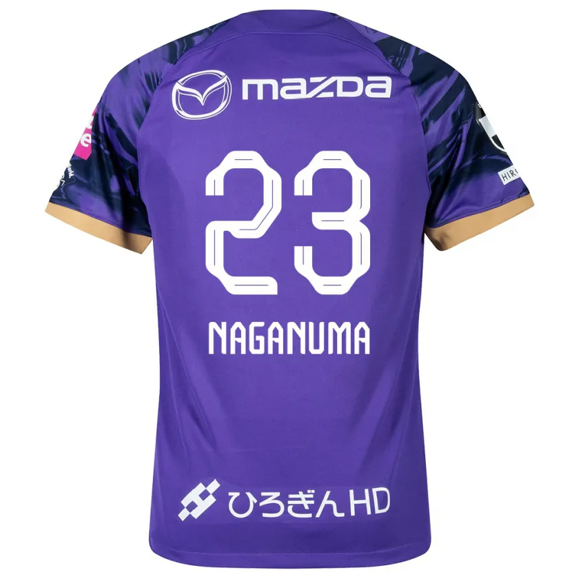 Danxen Kid Seimei Naganuma #23 Purple White Home Jersey 2024/25 T-Shirt