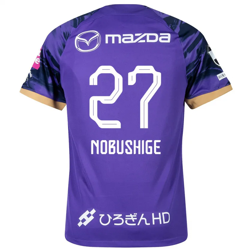 Danxen Kid Ryojiro Nobushige #27 Purple White Home Jersey 2024/25 T-Shirt