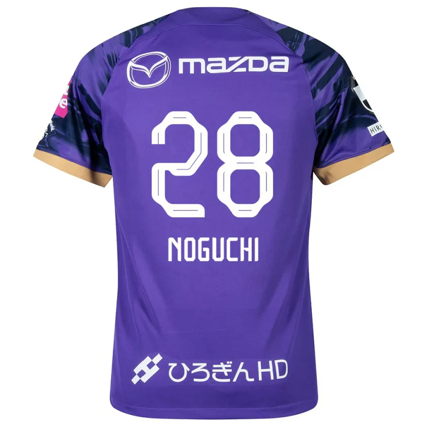 Danxen Kid Rento Noguchi #28 Purple White Home Jersey 2024/25 T-Shirt