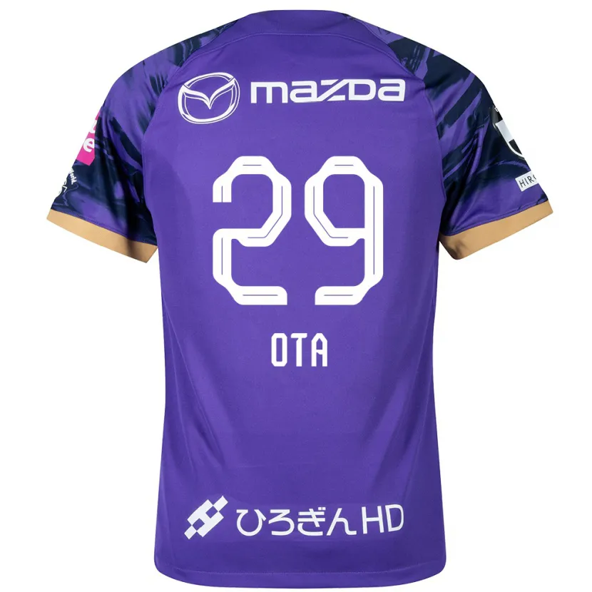 Danxen Kid Hiroto Ota #29 Purple White Home Jersey 2024/25 T-Shirt